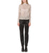 Black Tape Womens Mesh Turtleneck